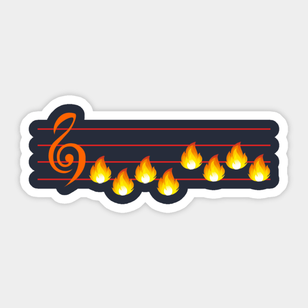 Bolero of Fire Sticker by JackAtana